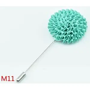 Designer flower brooch lapel pin Luxury groomsman corsage flower Custom lapel pins for suit men