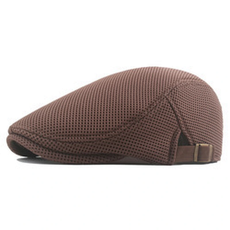 Hot Sale Newsboy Summer Beret Cap Mesh Beret Cap Stripes Flat Cap Vintage Ivy Hats