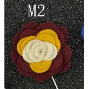 Custom Flower Lapel Pins Mens Suit Designer Channel Pins Brooches Men Popular Wedding Corsage Bracelet