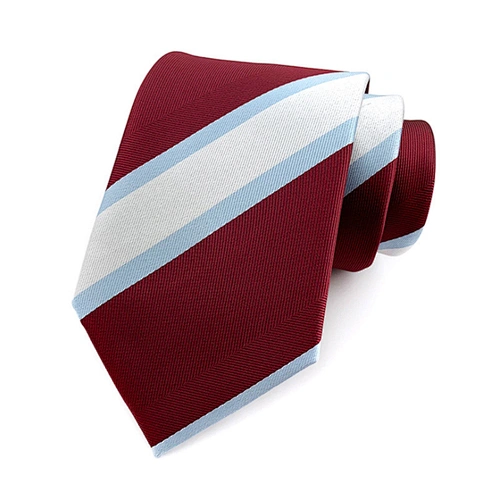 Wholesale Corbatas Hombres Classical Stripe Mens Ties Silk Box Set Custom Luxury Necktie Set Gift Box