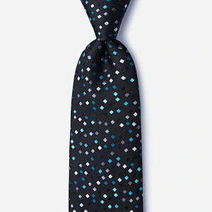 high quality classical popular navy jacquard ties