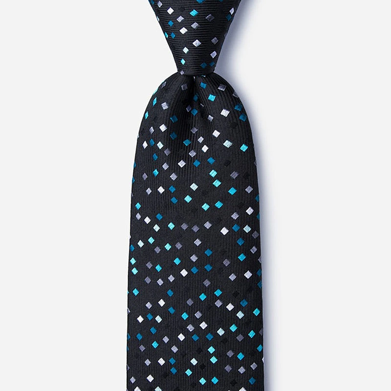 high quality classical popular navy jacquard ties