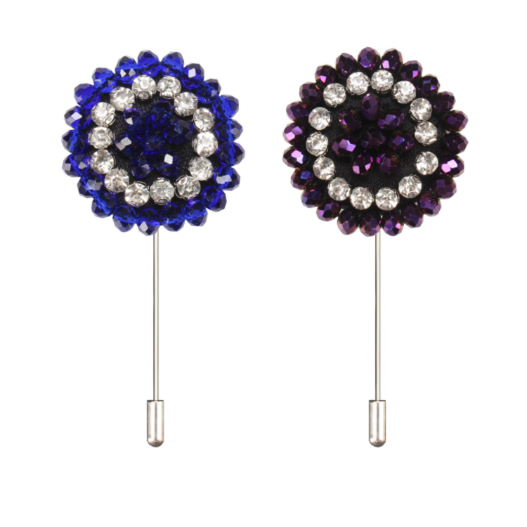 fashionable men's lapel pins personalised corsage flower designer brooches and pins pins