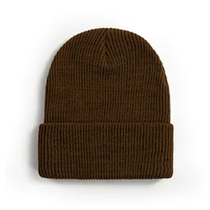 Woman Cheap Fashion Beanie Winter Hats Knitted Cap Winter Plain Women'S Knitted Beanie Hats