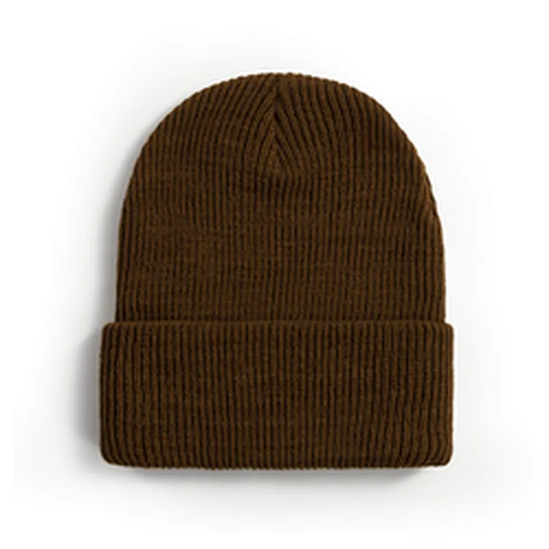 Woman Cheap Fashion Beanie Winter Hats Knitted Cap Winter Plain Women'S Knitted Beanie Hats
