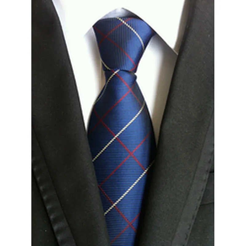 Wholesale Gravata Masculina Luxury Jacquard Silk Ties For Men Casual Necktie Stripe Cravates Homme