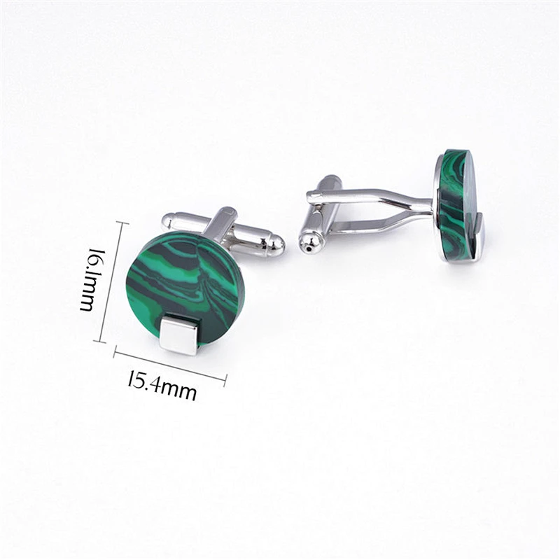 316L HIGH quality rhinestone stainless steel cufflinks MS378