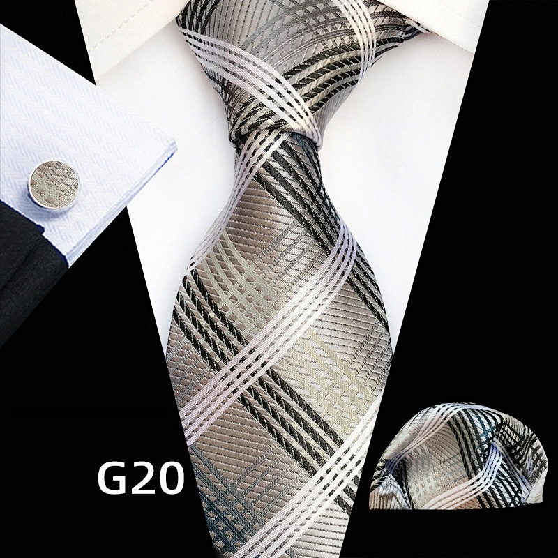 custom high quality neck tie polyester ties men wih logo tie box