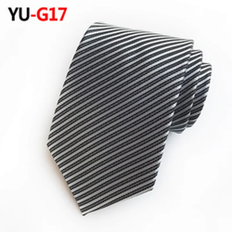 Stripe Neck Ties For Men Italian Luxury Necktie Mens Paisley Cravate Pour Homme Polyester Woven