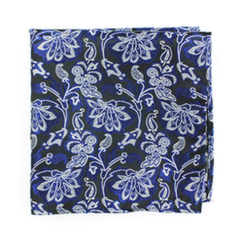 Jacquard dozen handkerchief Men Pocket Square Polyester Printed Scarf Square