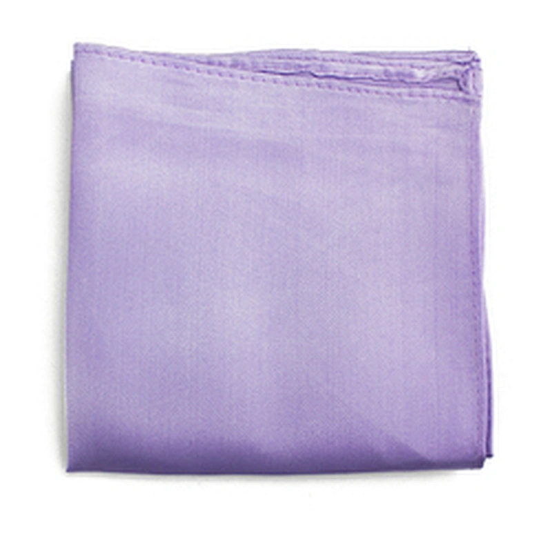 Mouchoir Solid Color Scarfs Polyester Plain Square Scarf Foulard Carre Satin Pocket Square For Men