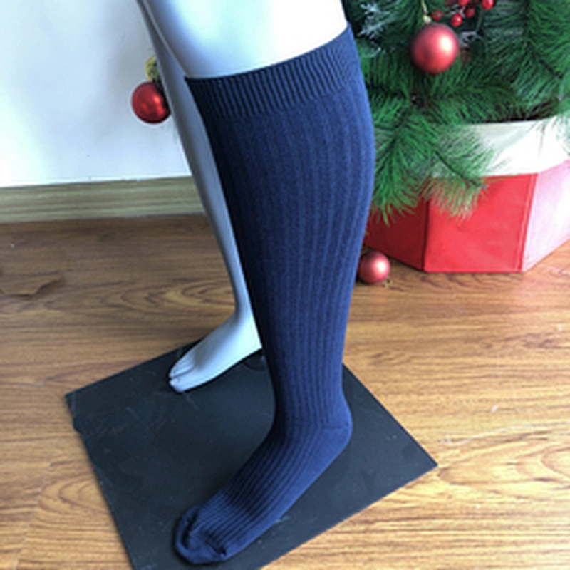 custom high quality men and women Long  tube solid color socks men knee high socks