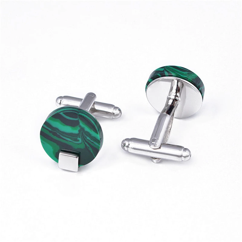 316L HIGH quality rhinestone stainless steel cufflinks MS378
