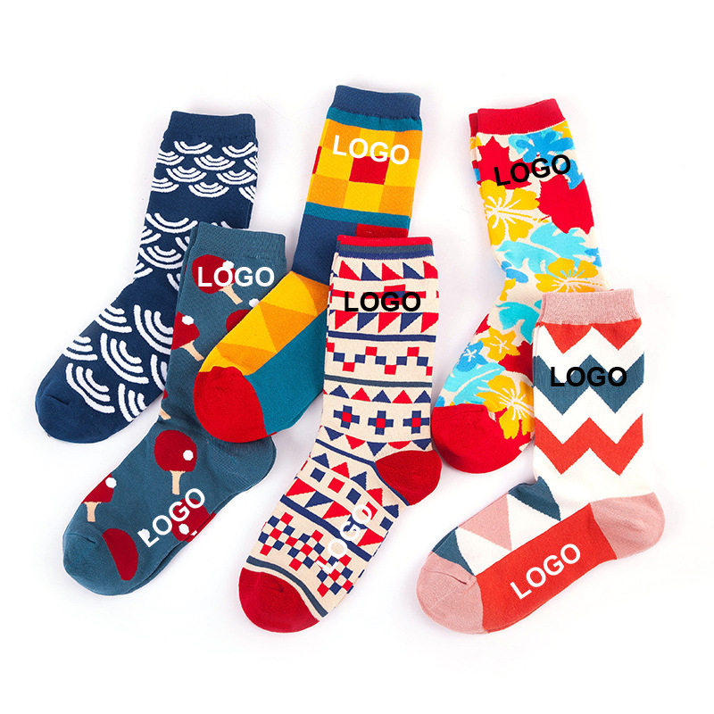 Unisex Novelty Quality Custom logo Different Kinds Animal Pattern Socks Men Colorful Socks Wholesale