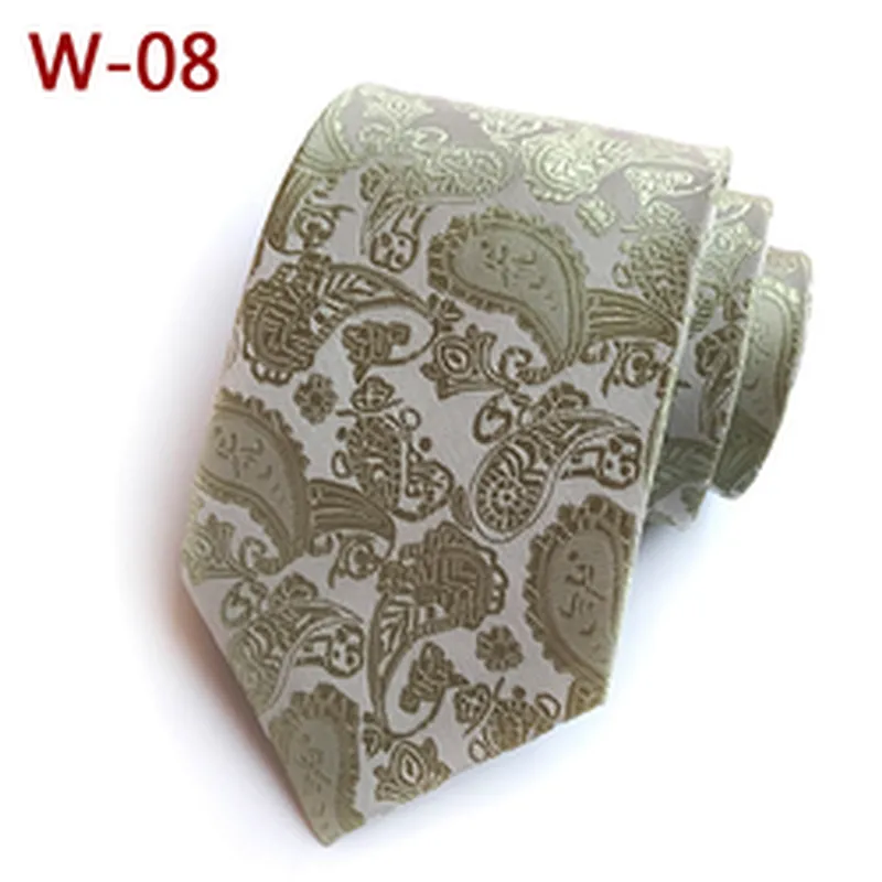 Fashion Cravate Pour Homme Polyester Paisley Neck Ties For Men Custom Neckties Men Jacquard Woven