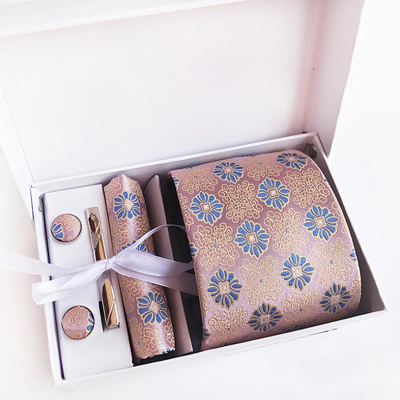 Custom Tie Clip Set Men Fashion Pince Cravate Casual Tie Pins For Men Necktie Hanky Cufflinks Set With Gift Box