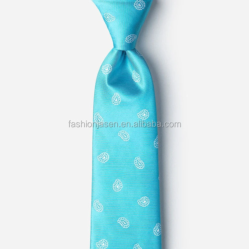 high quality classical popular mens red paisley silk tie