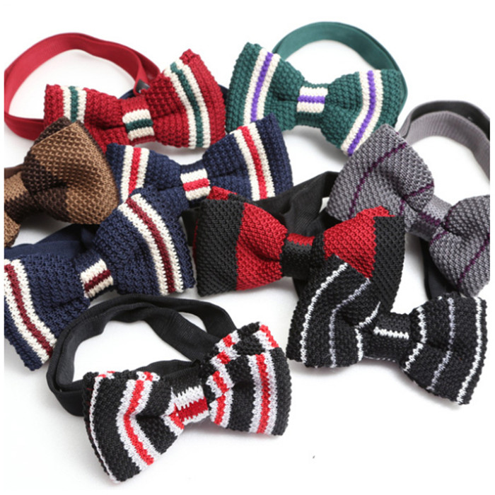 Fashion Silk knitted Bow tie Custom Bow Tie In Good Quality