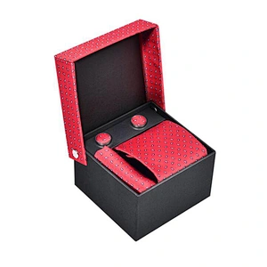 wedding handkerchief polyester tie and polyester men ties set
