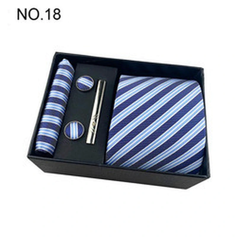 Fashion Mens Custom Business Cufflinks And Ties Gift Set