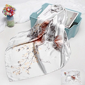 Supplier Tudung Bawal Printed Stylish Scarf For Women Silk Custom Under Hijab Headscarf