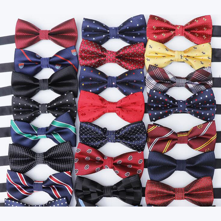 Wholesale Classic Polyester Bow Tie Straps Self Tie Bow Ties For Men