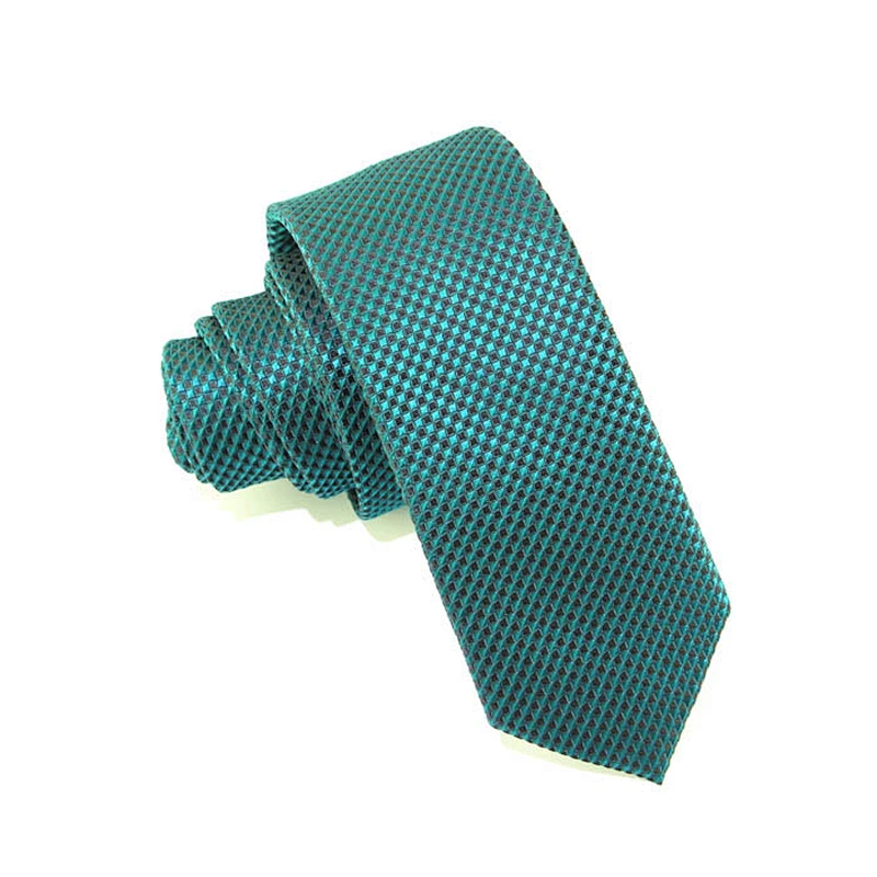 Custom Woven Necktie Gift Wholesale Polyester Slim Classic Ties Men Custom Logo
