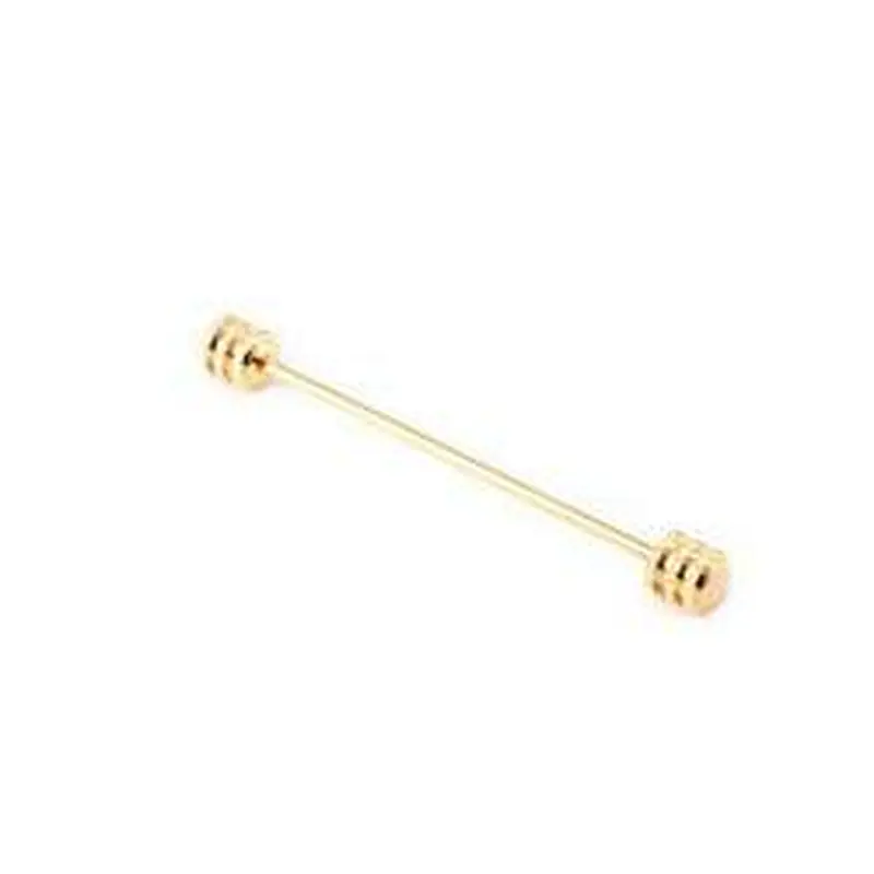 Stock Men Metal Brass Fashion Wholesale Collar Pin For Shirt