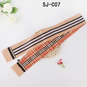 Custom Personalized Satin Hair Scarf Fresh Foulard Pour Femm Voil Custom Logo Other Scarves & Shawls