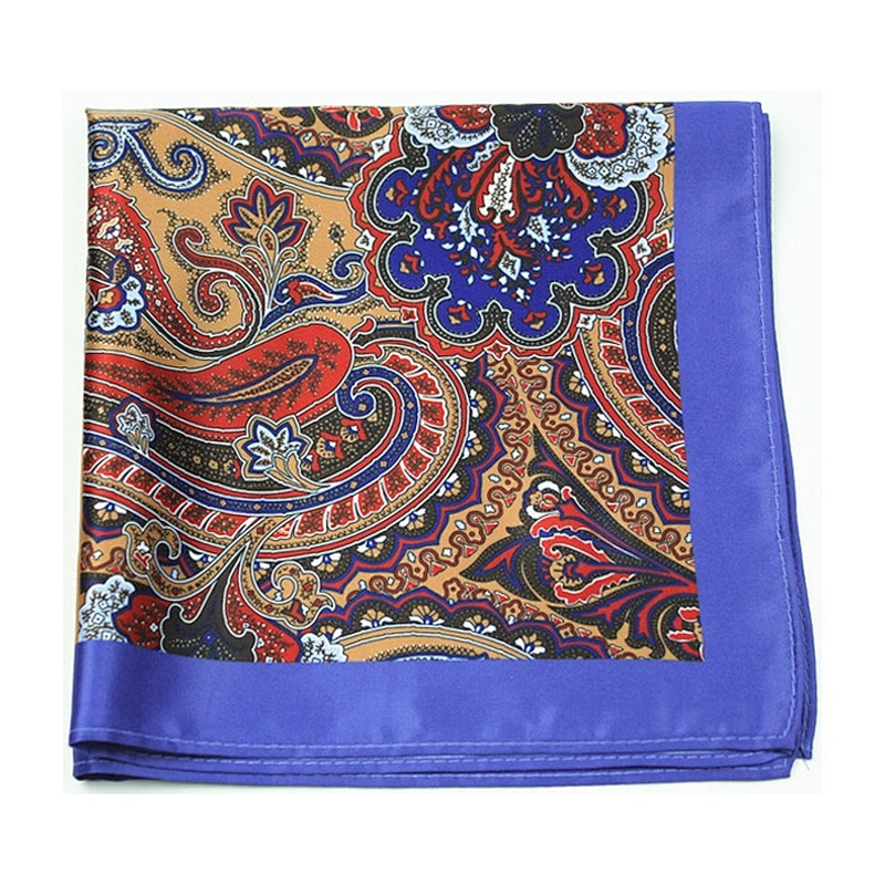paisley handmade microfiber pocket square handkerchief wedding dress