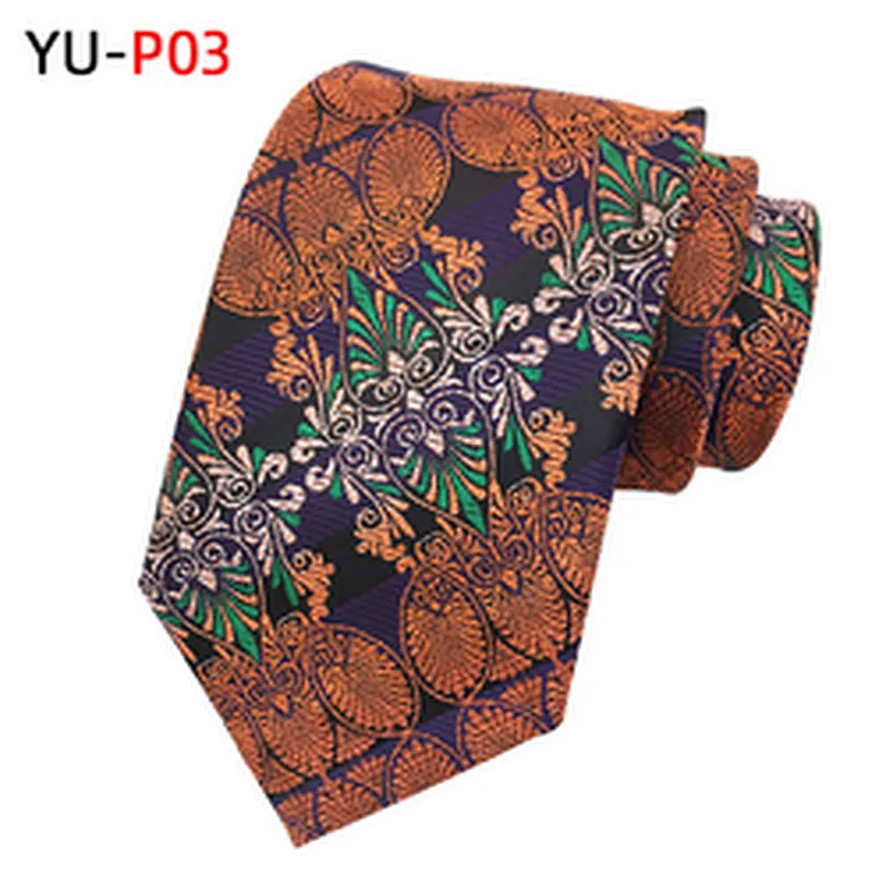 Casual Neck Ties For Men Custom Neckties Men Jacquard Woven Wholesale Paisley Cravate Pour Homme