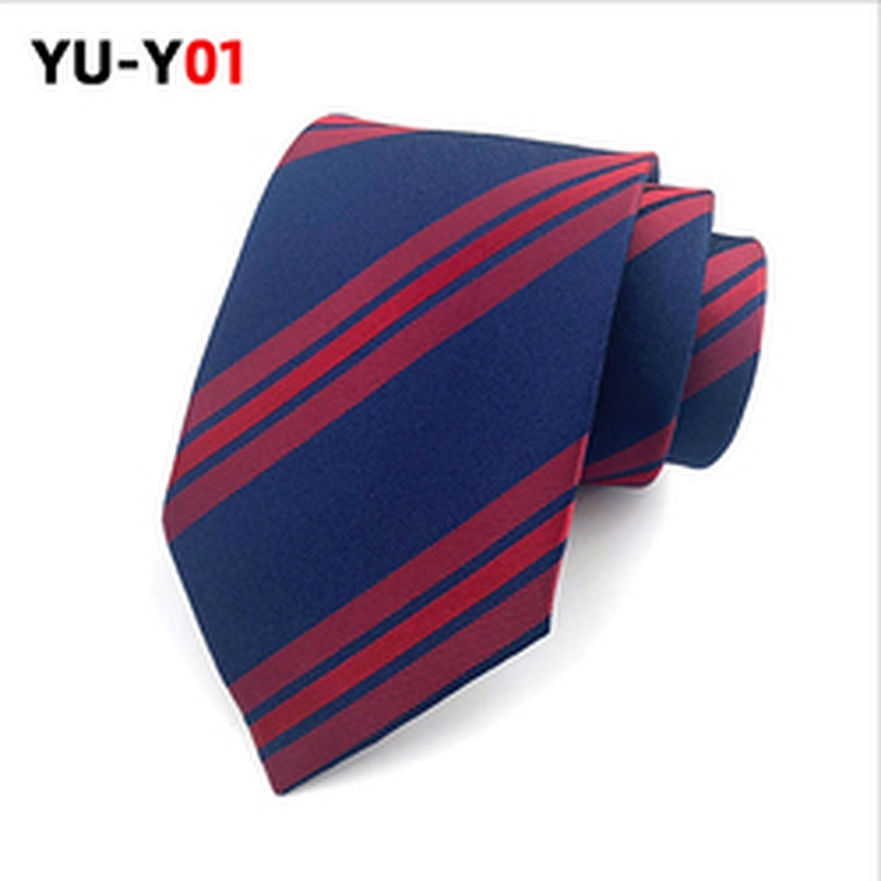 Wholesale classical Stripe Men Ties Custom Necktie Luxury Mens Polyester Ties