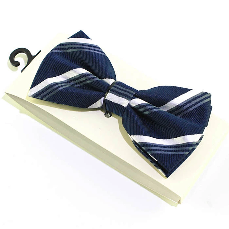 Wholesale Striped Color Boys Bow Ties