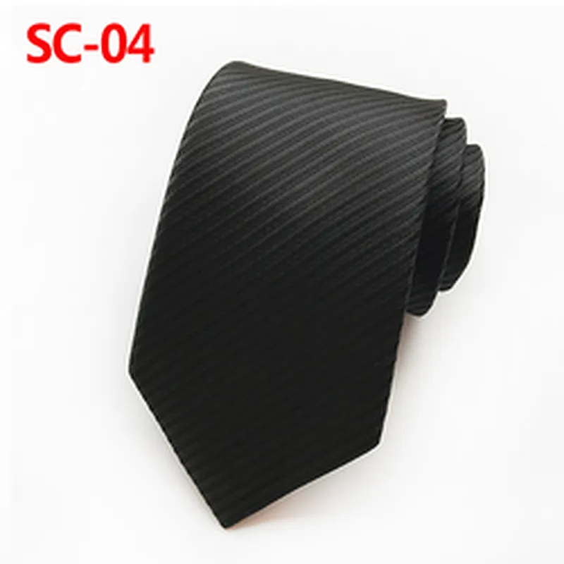 Custom Neckties Men Simple Solid Twill Corbatas Hombres Luxury Ties Men Custom Logo Jacquard Woven