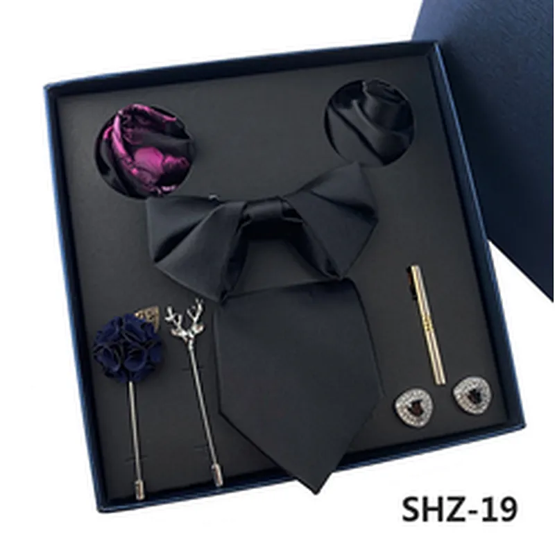 Custom Cufflinks Men Luxury Gold Silver Bouton Manchette Fashion Cuff Links Tie Clips with Gift Box