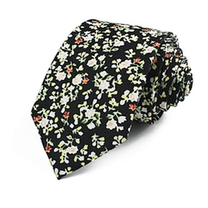 Chinese Classical Style Neck Ties For Men Casual Floral Ties Men Set Cotton Ties Men Necktie Set Gift Box