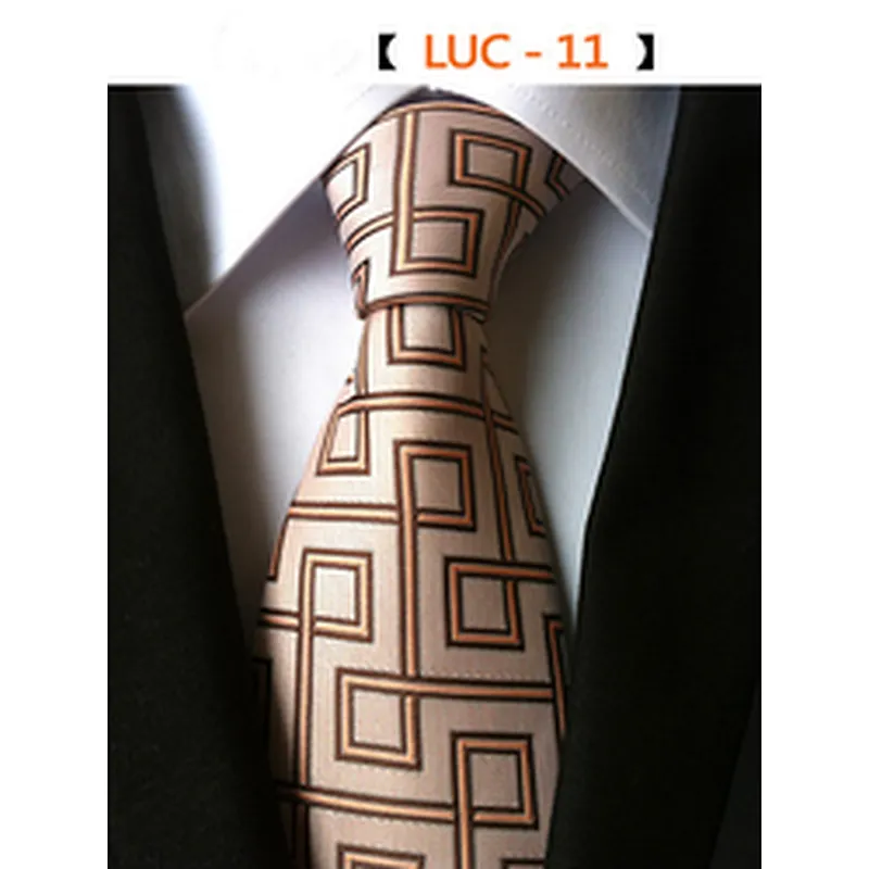 Luxury Stripe Ties For Men Italian Custom Neckties Men With Logo Cravate Homme Set Gift Box