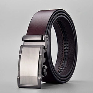 High Quality Fashion Genuine Automatic Leather Belts For Men