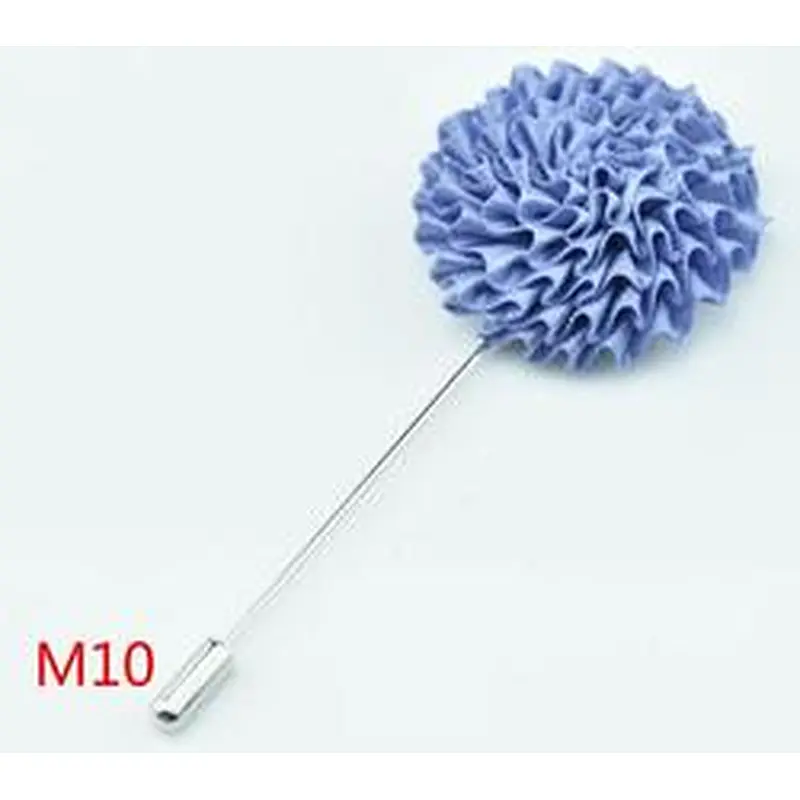 Designer flower brooch lapel pin Luxury groomsman corsage flower Custom lapel pins for suit men