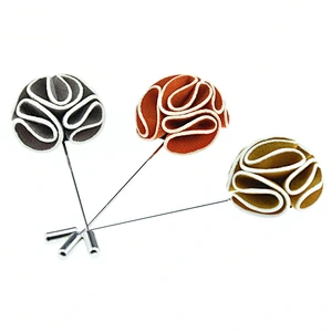 Personalised Mens Lapel Pin Custom Wedding Corsage Flower Fashionable Designer Brooches And Pins Pins