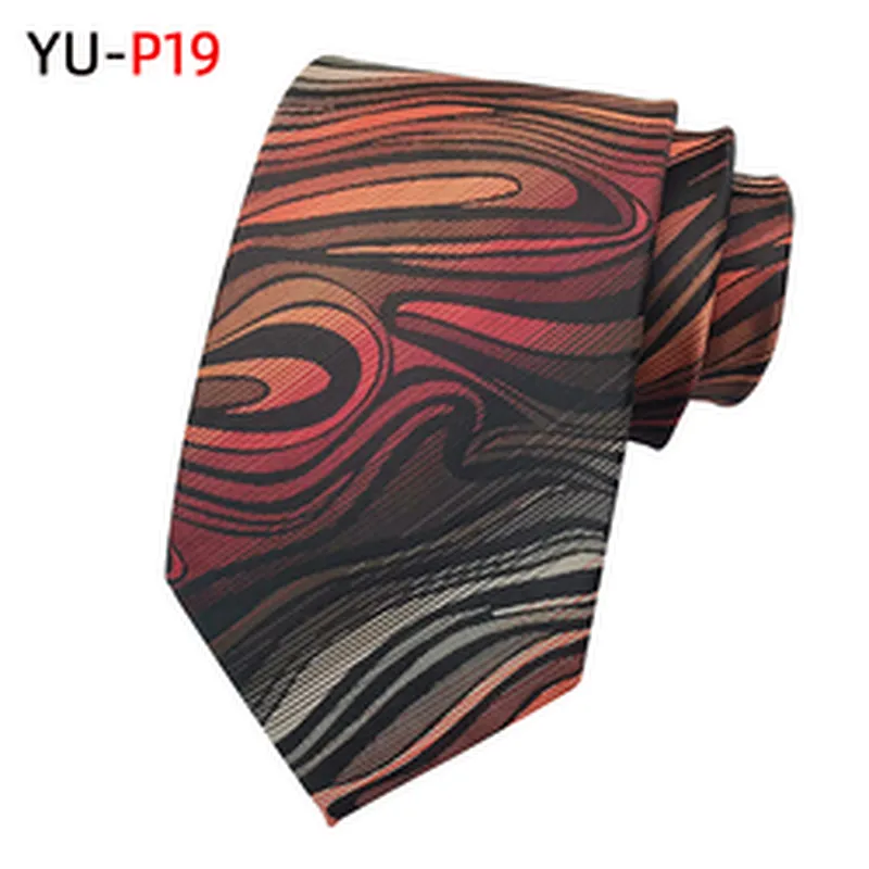 Fashion Cravate Pour Homme Custom Neckties Men Jacquard Woven Polyester Paisley Neck Ties For Men