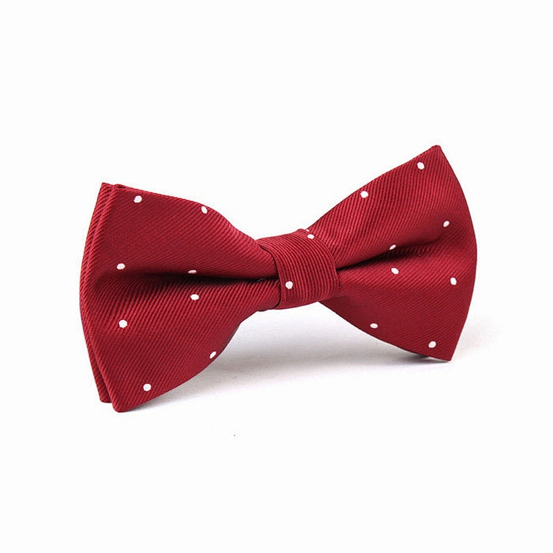 top quality blue and red point self bow ties for men
