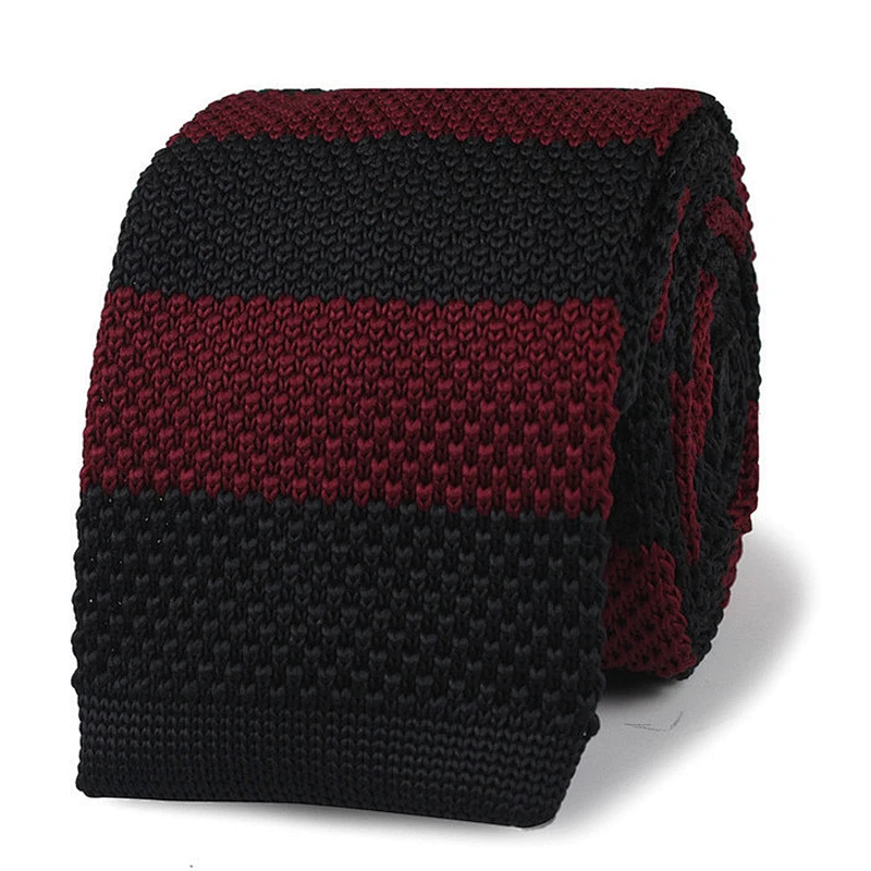 Wholesale High Quality 100%silk Knitted Tie 100% Silk Party