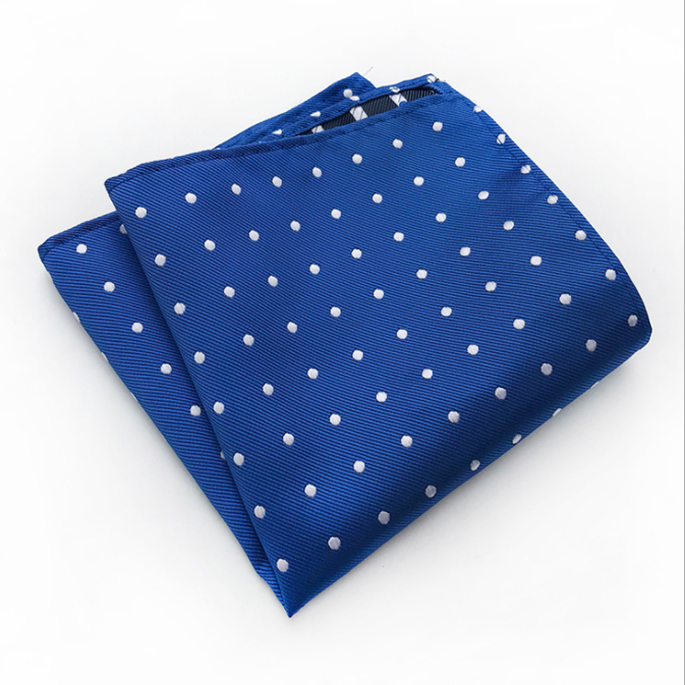 Luxury Einstecktuch panoletas Enbroidered Hanky Customised Pocket Square Dot Men's Handkerchief In Gift Box