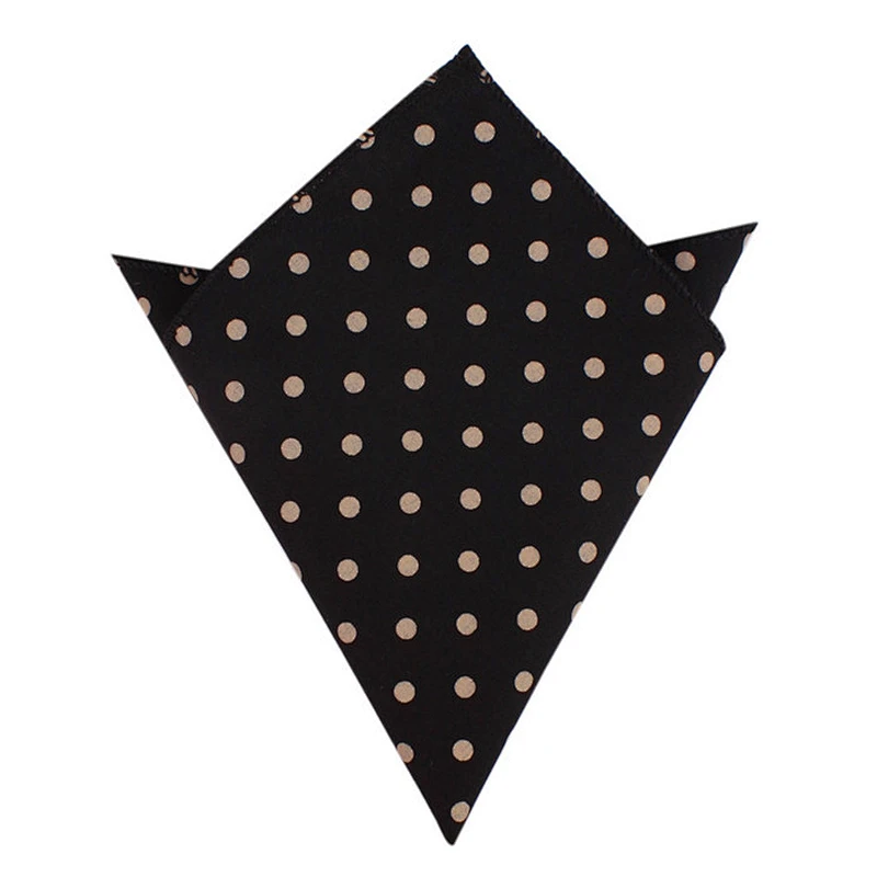 logo woven pocketsquare checks pattern wholesale handkerchief pocket square polyester WPS009