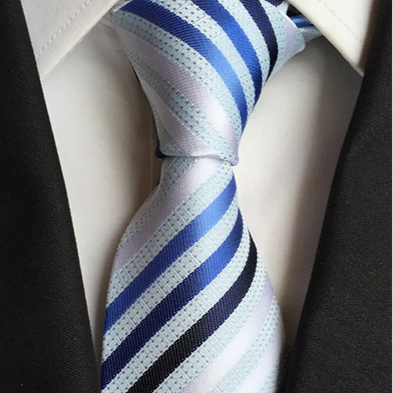 Wholesale Gravata Masculina Fashion Neck Ties For Men Casual Grid Silk Necktie Set Gift Box