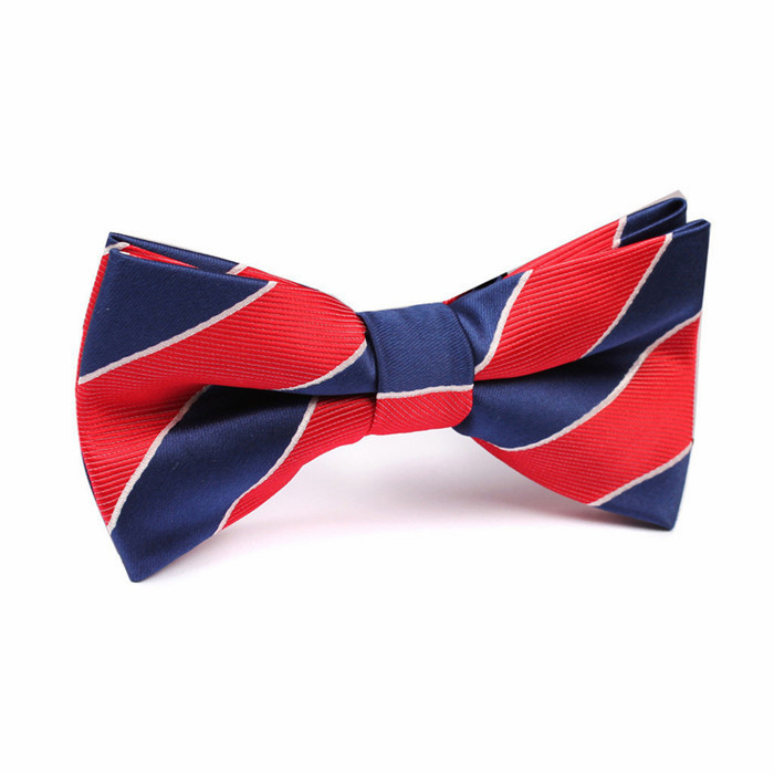 100%silk high quality woven bow tie