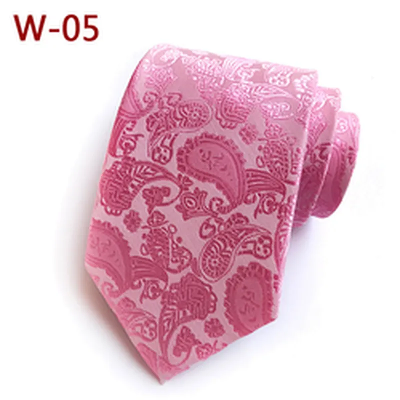 Fashion Neck Ties For Men Custom Neckties Men Jacquard Woven Polyester Paisley Cravate Pour Homme