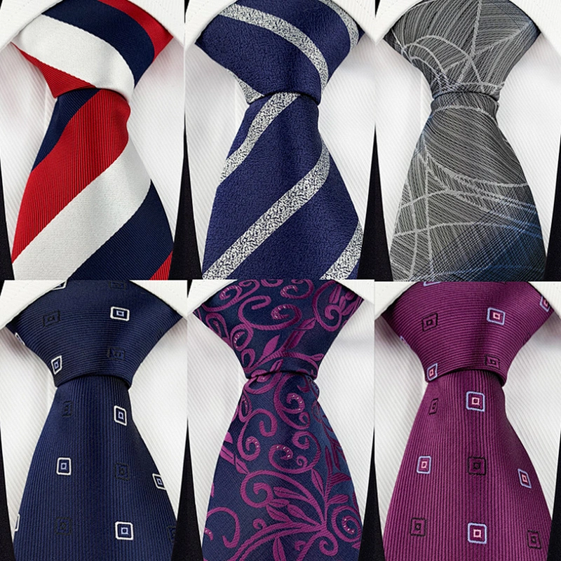 Casual Ties Men Custom Logo Wedding Necktie Party Neck Ties For Men Italian Fashion Xadrez Gravatas Estampadas