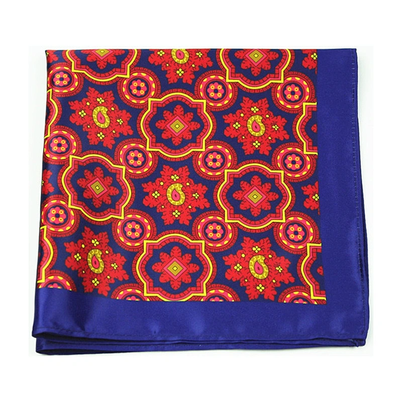 Digital Printing or Hand Printing Pocketsquares with Many Colors Hanky Supplier in Zhejiang China 100% Silk Men Jacquard
